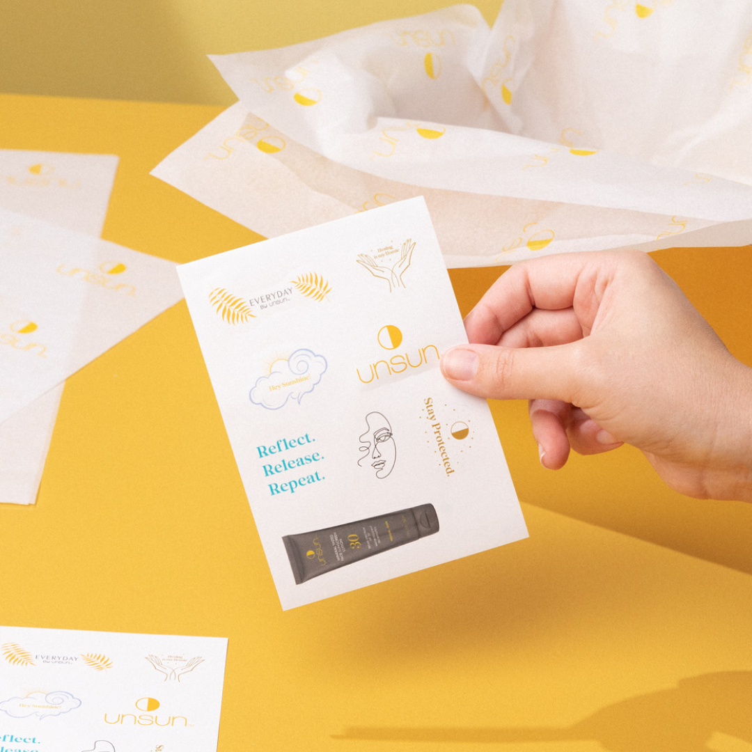 ستيكرات في شيت A5