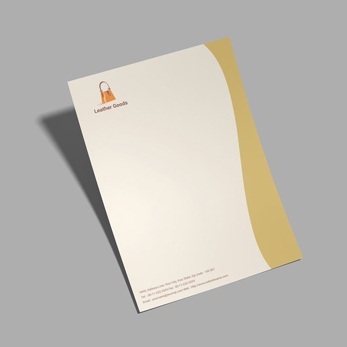 ورق مراسلات فاخر كريمي